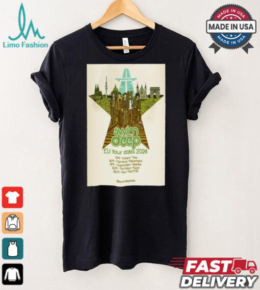 Swim Deep EU Tour 2024 Poster Shirt