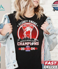 Sydney Swans AFL Champions 2024 Skyline Shirt