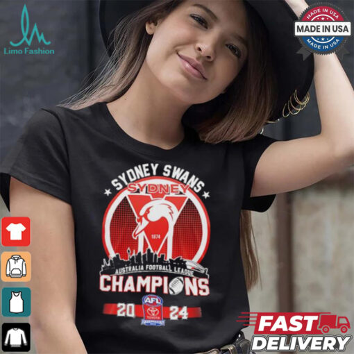 Sydney Swans AFL Champions 2024 Skyline Shirt