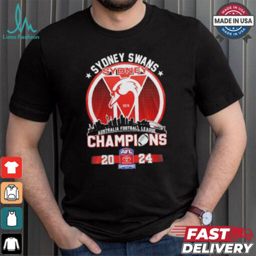 Sydney Swans AFL Champions 2024 Skyline Shirt