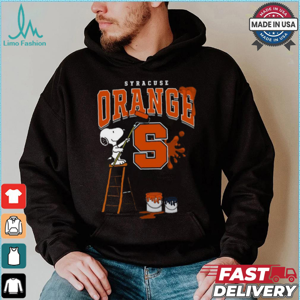 Syracuse Orange Snoopy Painting Shirt Syracuse Orange Snoopy Painting Shirt