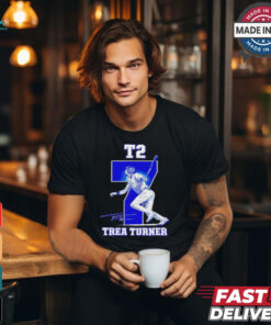 T2 number 7 Trea Turner Philadelphia Phillies signature shirt