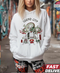 TOKYO CITY Souvenir Embroidery Short sleeve Shirt