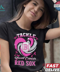 Tackle Breast Cancer Boston Red Sox diamond heart shirt