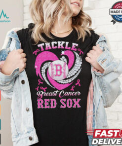 Tackle Breast Cancer Boston Red Sox diamond heart shirt