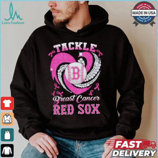 Tackle Breast Cancer Boston Red Sox diamond heart shirt