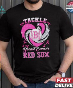 Tackle Breast Cancer Boston Red Sox diamond heart shirt
