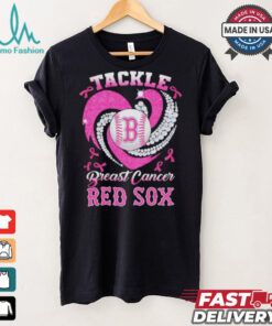 Tackle Breast Cancer Boston Red Sox diamond heart shirt