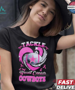 Tackle Breast Cancer Dallas Cowboys diamond heart shirt