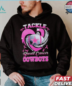 Tackle Breast Cancer Dallas Cowboys diamond heart shirt