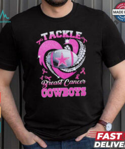 Tackle Breast Cancer Dallas Cowboys diamond heart shirt