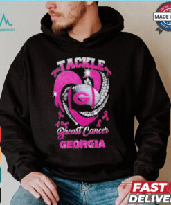 Tackle Breast Cancer Georgia Bulldogs 2024 Diamond Pink T Shirt