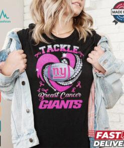 Tackle Breast Cancer New York Giants diamond heart shirt