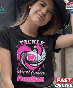 Tackle Breast Cancer Penn State Nittany Lions diamond heart shirt