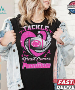 Tackle Breast Cancer Penn State Nittany Lions diamond heart shirt