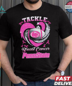 Tackle Breast Cancer Penn State Nittany Lions diamond heart shirt