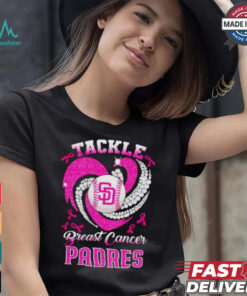 Tackle Breast Cancer San Diego Padres diamond heart shirt