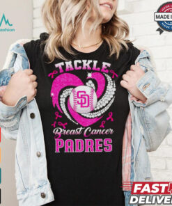Tackle Breast Cancer San Diego Padres diamond heart shirt