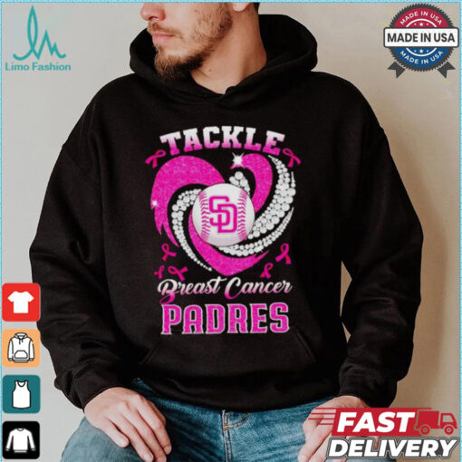 Tackle Breast Cancer San Diego Padres diamond heart shirt