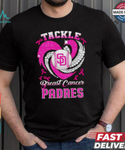 Tackle Breast Cancer San Diego Padres diamond heart shirt