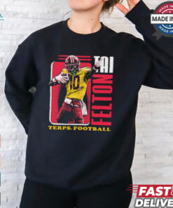 Tai Felton Terps Football 90s Graphic t shirt