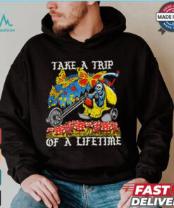Take a trip of a lifetime skeleton riding art shirt