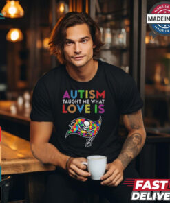 Tampa Bay Buccaneers NFL 2024 Autism Taught Me What Love Is t shirt