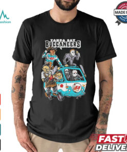 Tampa Bay Buccaneers NFL Horror Characters Movie Hippie Halloween Shirt