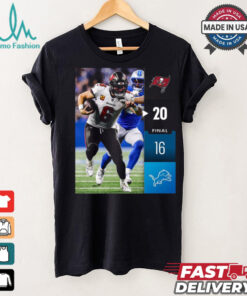 Tampa Bay Buccaneers Win 20 16 Detroit Lions 2024 NFL Week 2 Final Score Shirt