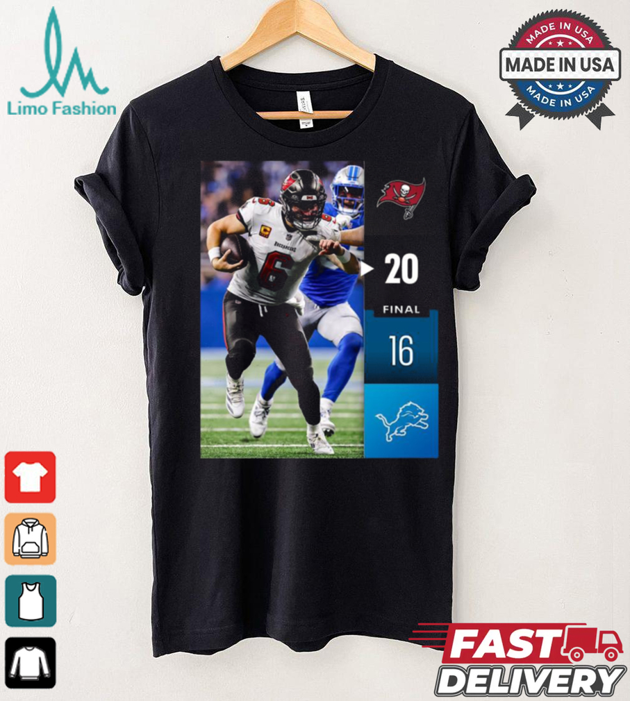 Tampa Bay Buccaneers Win 20 16 Detroit Lions 2024 NFL Week 2 Final Score Shirt Tampa Bay Buccaneers Win 20 16 Detroit Lions 2024 NFL Week 2 Final Score Shirt