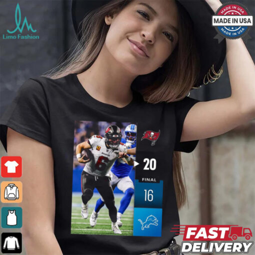 Tampa Bay Buccaneers Win 20 16 Detroit Lions 2024 NFL Week 2 Final Score Shirt