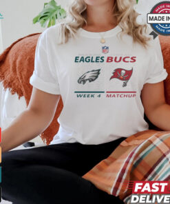 Tampa Bay Buccaneers vs. Philadelphia Eagles 2024 NFL Week 4 Matchup T Shirt