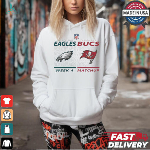 Tampa Bay Buccaneers vs. Philadelphia Eagles 2024 NFL Week 4 Matchup T Shirt