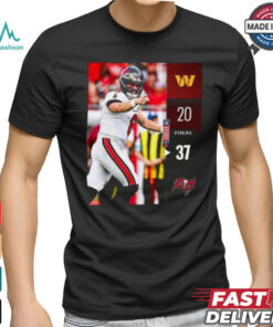 Tampa Bay Buccaneers wins 37 20 Washington Commanders 2024 NFL Game final score shirt