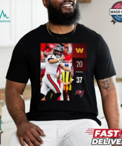 Tampa Bay Buccaneers wins 37 20 Washington Commanders 2024 NFL Game final score shirt