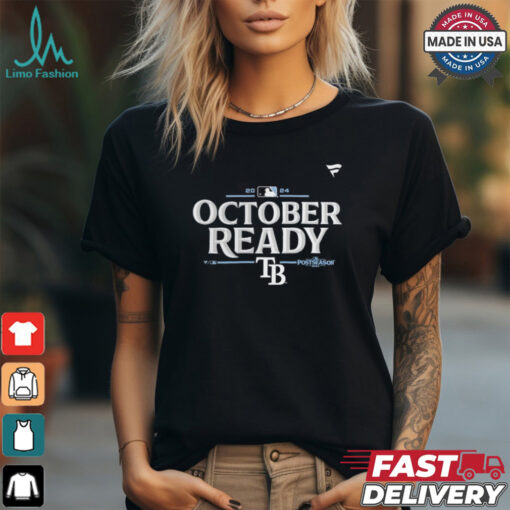 Tampa Bay Rays October Ready 2024 MLB Postseason Locker Room T Shirt