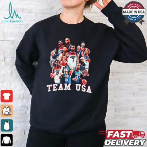 Team USA Basketball T Shirt
