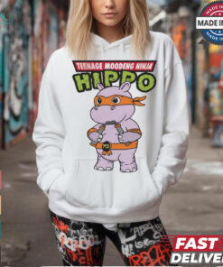 Teenage Moodeng Ninja Hippo t shirt