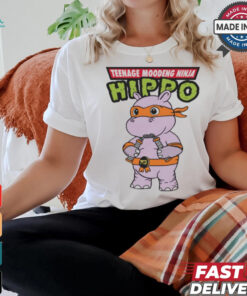 Teenage Moodeng Ninja Hippo t shirt