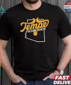 Tempe feelin’ hot Arizona State map shirt