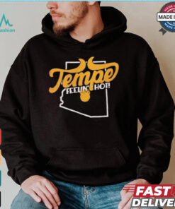 Tempe feelin’ hot Arizona State map shirt