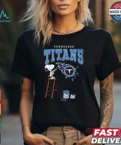 Tennessee Titans Snoopy Painting Shirt