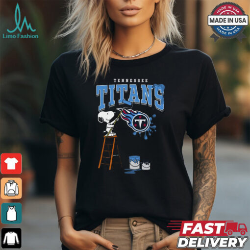 Tennessee Titans Snoopy Painting Shirt
