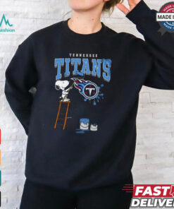 Tennessee Titans Snoopy Painting Shirt