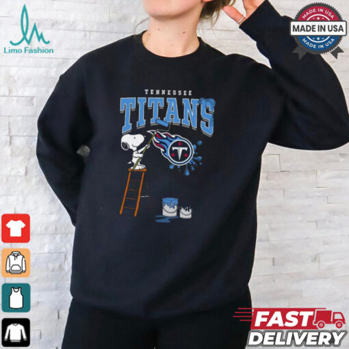 Tennessee Titans Snoopy Painting Shirt