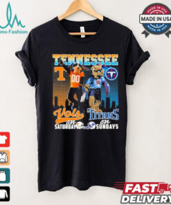 Tennessee Vols On Saturday Titans On Sundays Shirt, hoodie, sweater, long sleeve and tank top Tennessee Vols On Saturday Titans On Sundays Shirt