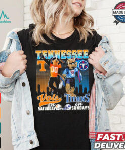 Tennessee Vols On Saturday Titans On Sundays Shirt, hoodie, sweater, long sleeve and tank top Tennessee Vols On Saturday Titans On Sundays Shirt