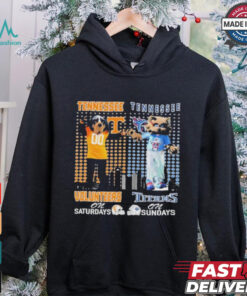 Tennessee Volunteers On Saturdays Smokey Tennessee Titans T Rac On Sundays T Shirt