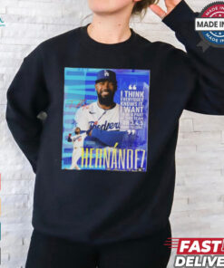 Teoscar Hernández Los Angeles Dodgers I think everybody knows it Signature Poster t shirt