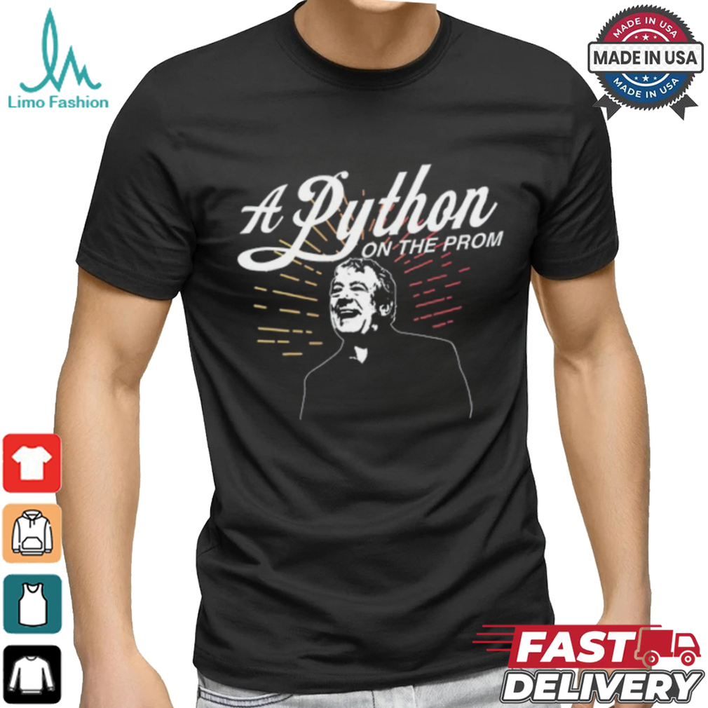 Terry Jones A Python On The Prom Tee shirt Terry Jones A Python On The Prom Tee shirt
